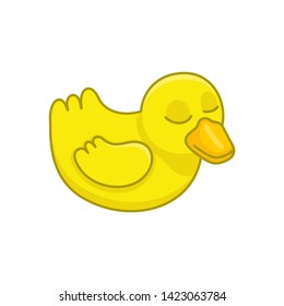 Duckling. isolated on white background
