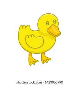Duckling. isolated on white background
