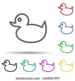 icono de estilo multicolor. Línea delgada simple, contorno vectorial de iconos web para ui y ux, sitio web o aplicación móvil