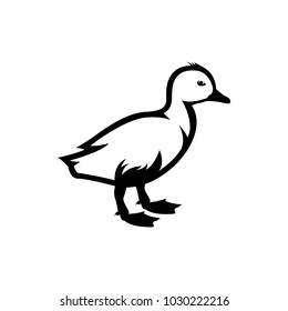 duckling vector silhouette