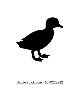 duckling vector silhouette