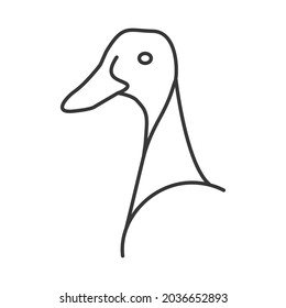 Duck's Head no emotional face