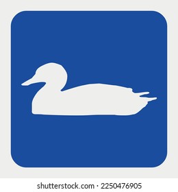 Ducks Sign Symbol vector illustration
