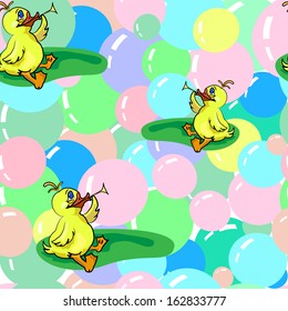 Ducks And Soap Bubbles