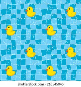 ducky in the bathroom pattern