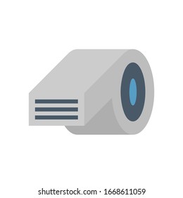 Vektorillustration-Icon-Design für Split-Kanal-Klimaanlage.