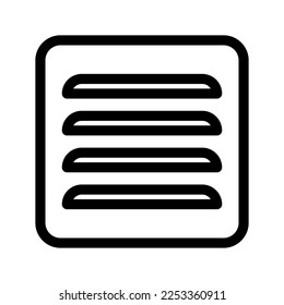 Ilustración de diseño de símbolo del vector de la parrilla de doble tracción