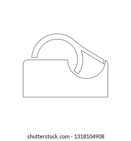 duct tape icon. Element of Education for mobile concept and web apps icon. Outline, thin line icon for website design and development, app development