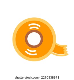 duct tape vector white background