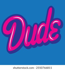 design de texto gráfico dud 3 thipo