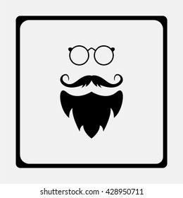 Dude, Bearded man illustration