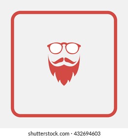 Dude, Bearded man illustration