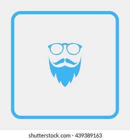 Dude, Bearded man illustration