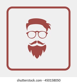 Dude, Bearded man illustration