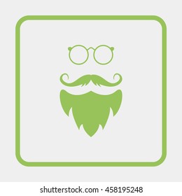 Dude, Bearded man illustration