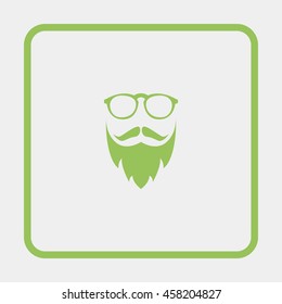 Dude, Bearded man illustration