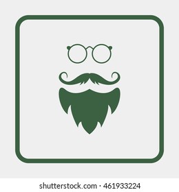 Dude, Bearded man illustration