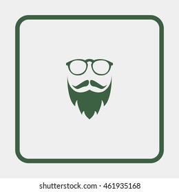 Dude, Bearded man illustration