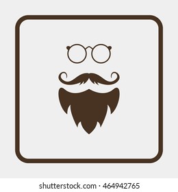 Dude, Bearded man illustration