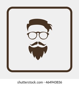 Dude, Bearded man illustration