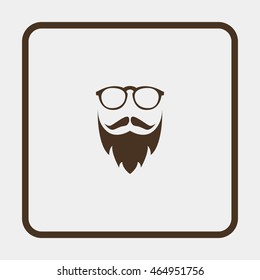 Dude, Bearded man illustration