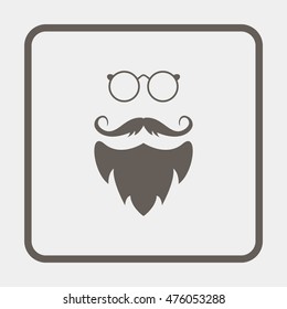 Dude, Bearded man illustration