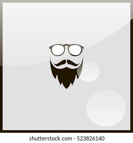 Dude, Bearded man illustration