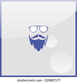 Dude, Bearded man illustration