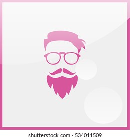 Dude, Bearded man illustration