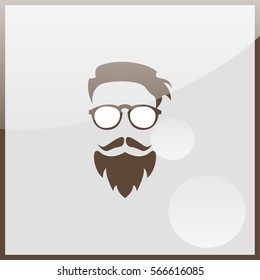 Dude, Bearded man illustration