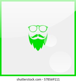 Dude, Bearded man illustration