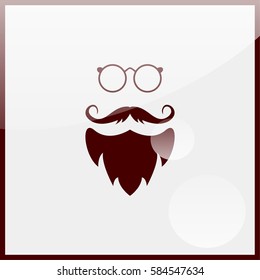 Dude, Bearded man illustration