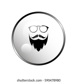 Dude, Bearded man illustration
