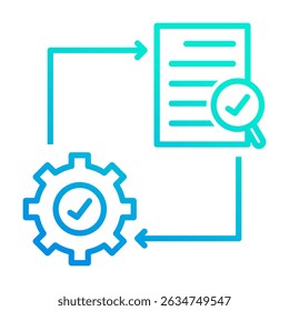 Due Diligence-Symbol für Design