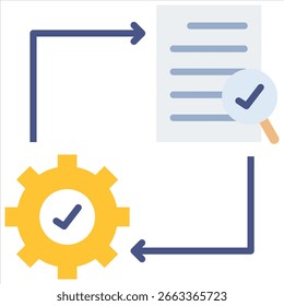 Due Diligence Icon Element For Design