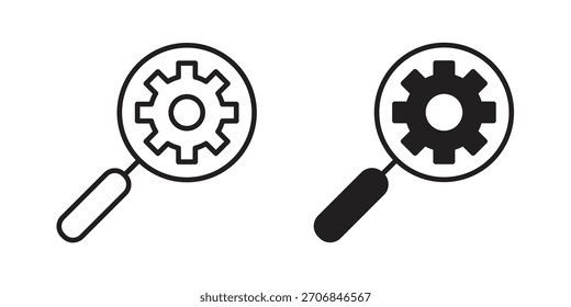 Icono de diligencia debida para el logotipo, el Web, los diseños del App.