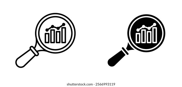 Due diligence icons in outline and fill. vector illustration for ui.