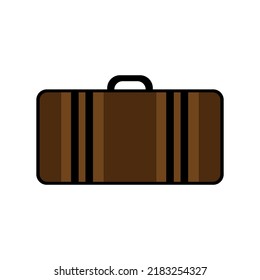 icono del vector de la bolsa de relleno. conjunto de iconos de educación, escuela y universidad adecuado para web, diseño, logotipo, aplicación