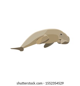 The dugong is an inhabitant animal of Thailand.