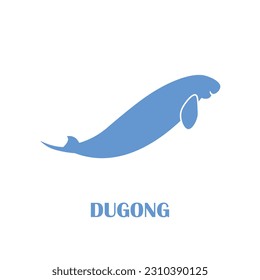 Dugong logo with minimalistic design