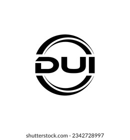 DUI Logo Design, Inspiration for a Unique Identity. Modern Elegance and Creative Design. Watermark Your Success with the Striking this Logo.