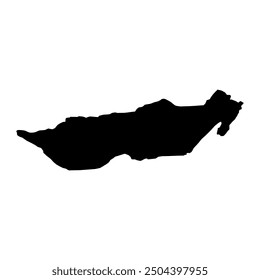 Duki district map, administrative division of Pakistan. Vector illustration.