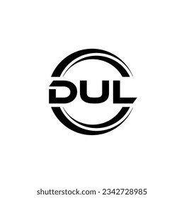 DUL Logo Design, Inspiration for a Unique Identity. Modern Elegance and Creative Design. Watermark Your Success with the Striking this Logo.