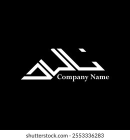 DUL logo design, DUL simple and modern logo. DUL luxurious alphabet design  