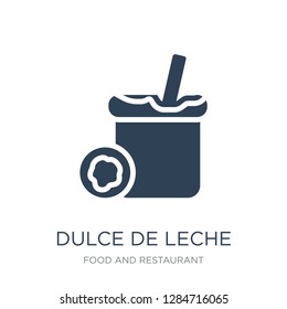 dulce de leche icon vector on white background, dulce de leche trendy filled icons from Food and restaurant collection, dulce de leche vector illustration