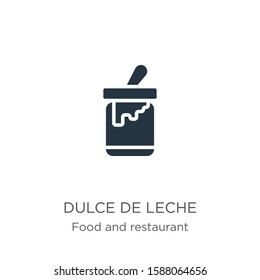 Dulce de leche icon vector. Trendy flat dulce de leche icon from food and restaurant collection isolated on white background. Vector illustration can be used for web and mobile graphic design, logo, 