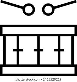 dum icon. Thin linear style design isolated on white background