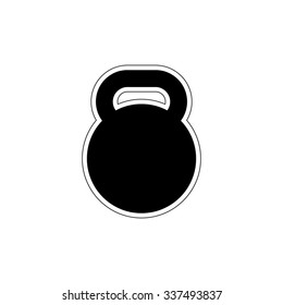 dumb bell - vector icon