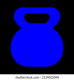 dumb bell vector icon sign symbol. isolated graphic illustration