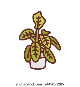 Dumb Cane icon in vector. Logotype